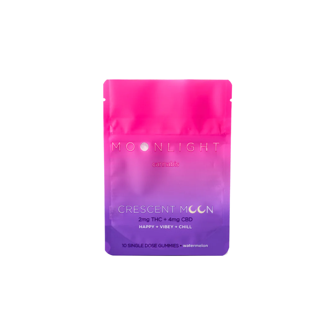 Gomas de Bem-Estar – THC 5mg + CBD 10mg | Moonlight Crescent Moon